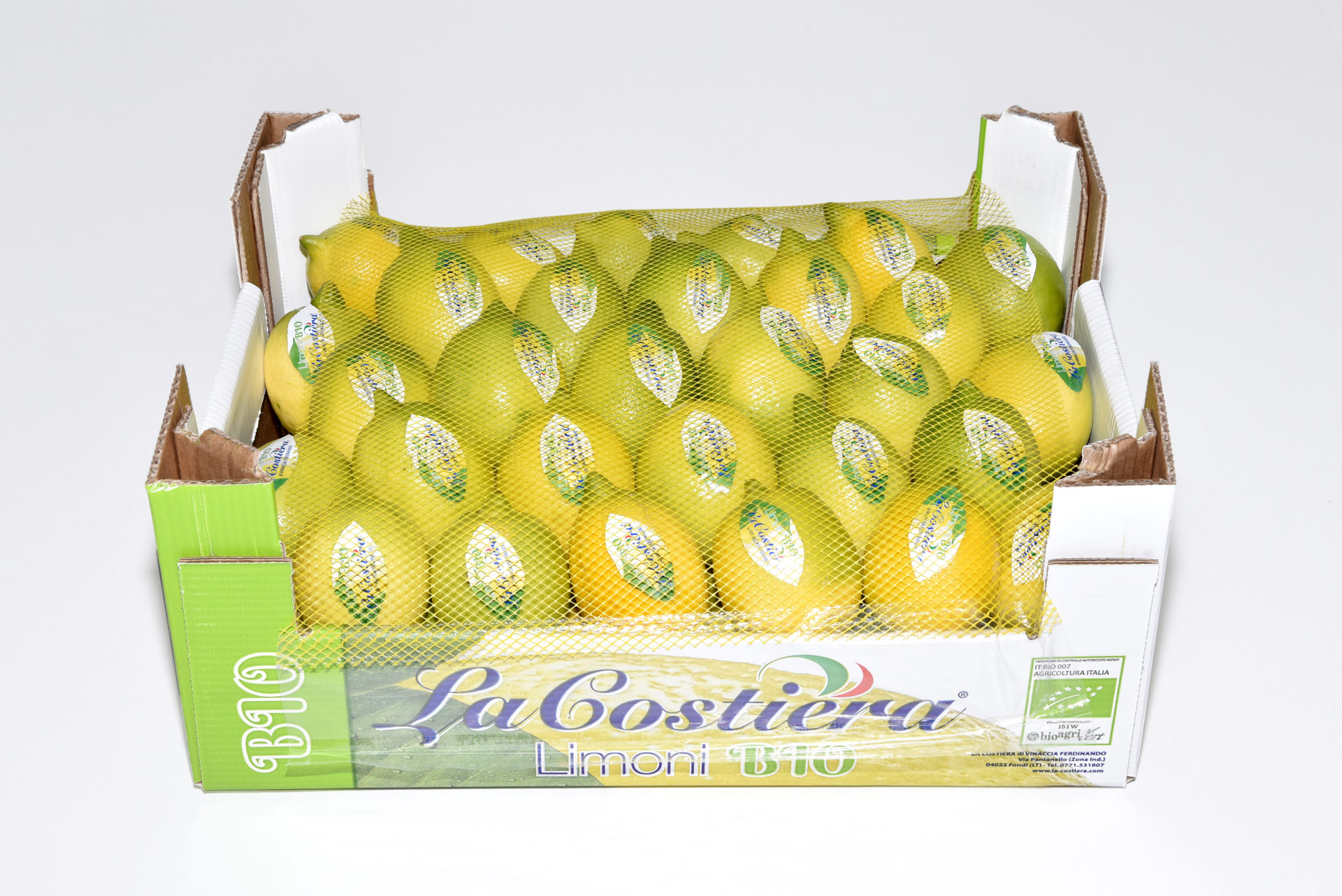 Limone BIO  calibro 3 categoria 2° 7Kg