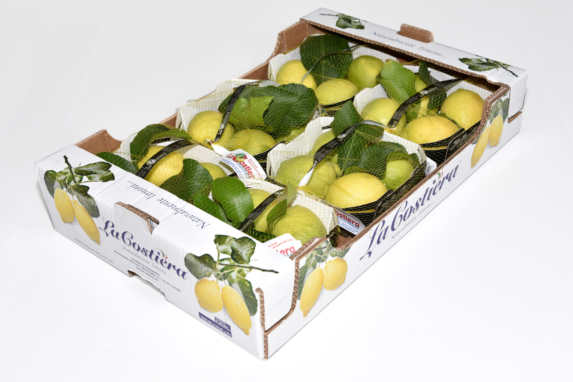 Lemon Primo Fiore leaf caliber 3 category 1 4,8Kg